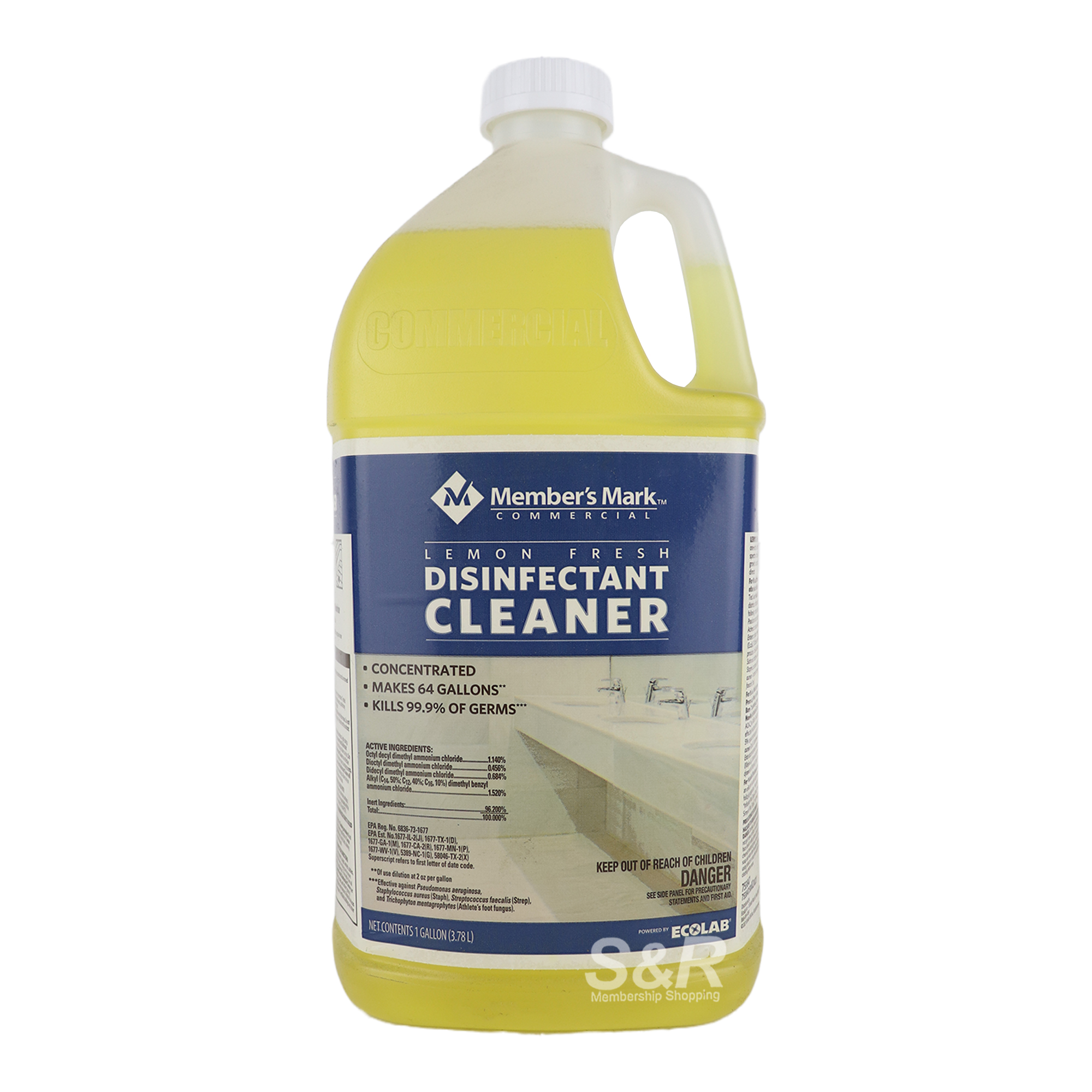 Member's Mark Lemon Fresh Disinfectant Cleaner 3.78L Member's Mark Lemon Fresh Disinfectant Cleaner 3.78L